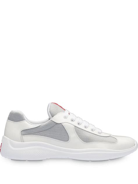 prada americas cup patent white|Prada America's Cup sneakers sale.